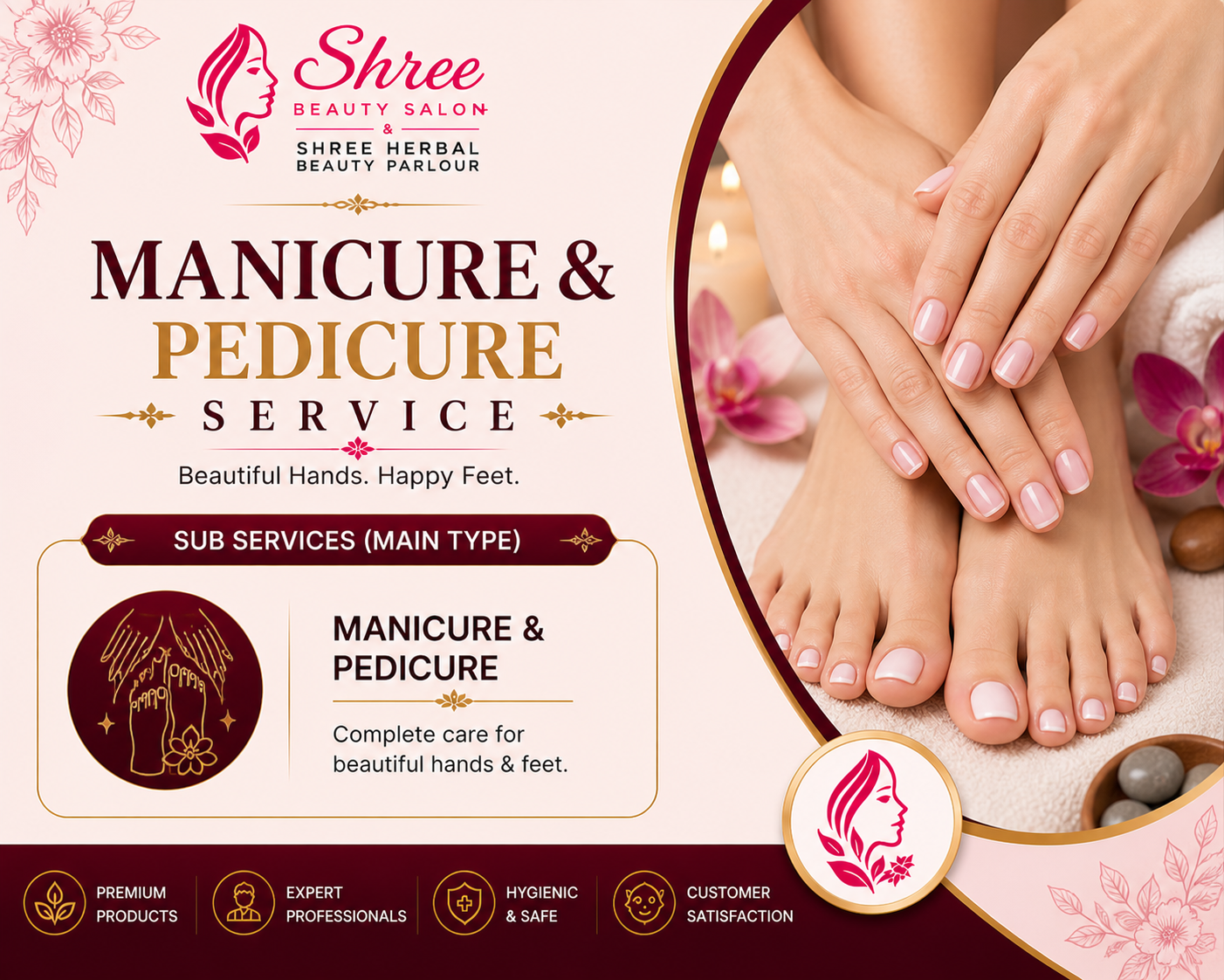 Manicure and pedicure service in Nidagundi